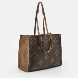 Pre Owned Louis Vuitton Monogram Reverse Giant Canvas OnTheGo GM Bag