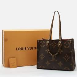Pre Owned Louis Vuitton Monogram Reverse Giant Canvas OnTheGo GM Bag