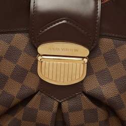 Pre Owned حقيبة لوي فيتون سيستينا كانفاس دامييه أيبين GM