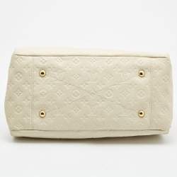 Pre Owned Louis Vuitton Neige Monogram Empreinte Leather Artsy MM Bag