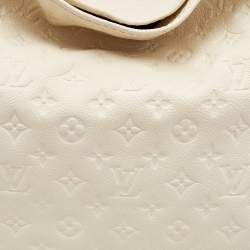 Pre Owned Louis Vuitton Neige Monogram Empreinte Leather Artsy MM Bag