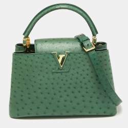 Louis Vuitton Capucines Bag Ostrich BB Brown 617122