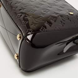 Pre Owned Louis Vuitton Amarante Monogram Vernis Montaigne BB Bag