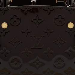 Pre Owned Louis Vuitton Amarante Monogram Vernis Montaigne BB Bag
