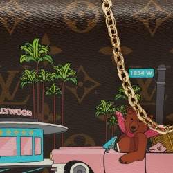 Pre Owned Louis Vuitton Monogram Canvas Limited Edition Vivienne Felicie Pochette Bag