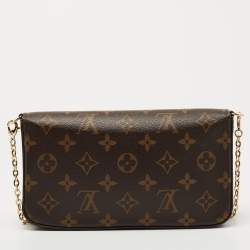 Pre Owned Louis Vuitton Monogram Canvas Limited Edition Vivienne Felicie Pochette Bag