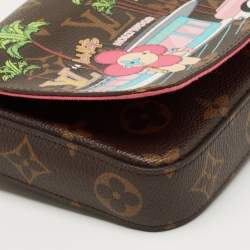 Pre Owned Louis Vuitton Monogram Canvas Limited Edition Vivienne Felicie Pochette Bag