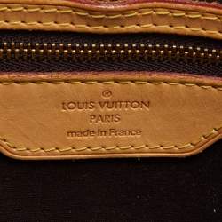 Pre Owned Louis Vuitton Amarante Monogram Vernis Brea MM Bag