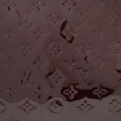 Pre Owned Louis Vuitton Amarante Monogram Vernis Brea MM Bag