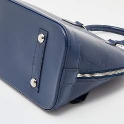 Pre Owned Louis Vuitton Indigo Epi Leather Alma PM Bag