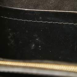 Pre Owned Louis Vuitton Black Leather Chain Louise MM Bag