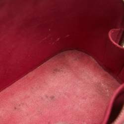 Pre Owned Louis Vuitton Fuchsia Epi Leather Alma BB Bag
