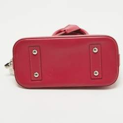 Pre Owned Louis Vuitton Fuchsia Epi Leather Alma BB Bag