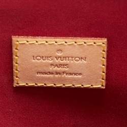 Pre Owned Louis Vuitton Pomme D’amour Monogram Vernis Alma MM Bag