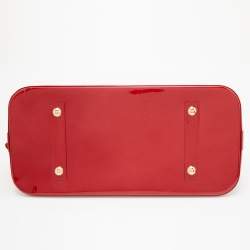 Pre Owned Louis Vuitton Pomme D’amour Monogram Vernis Alma MM Bag