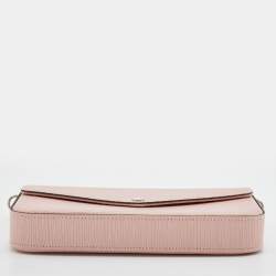 Pre Owned Louis Vuitton Rose Ballerine Epi Leather Pochette Felicie Bag