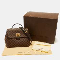 Pre Owned Louis Vuitton Damier Ebene Canvas Bergamo MM Bag