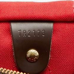 Pre Owned Louis Vuitton Damier Ebene Canvas Speedy 30 Bag