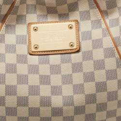 Pre Owned Louis Vuitton Damier Azur Canvas Galliera PM Bag