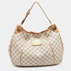 Pre Owned Louis Vuitton Damier Azur Canvas Galliera PM Bag