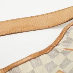 Pre Owned Louis Vuitton Damier Azur Canvas Galliera PM Bag
