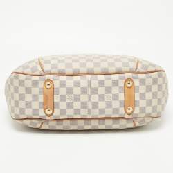 Pre Owned Louis Vuitton Damier Azur Canvas Galliera PM Bag