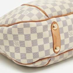 Pre Owned Louis Vuitton Damier Azur Canvas Galliera PM Bag