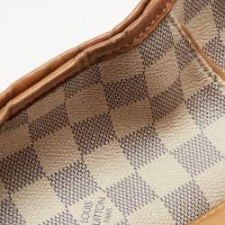 Pre Owned Louis Vuitton Damier Azur Canvas Galliera PM Bag