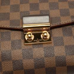 Pre Owned Louis Vuitton Damier Ebene Canvas Croisette Bag