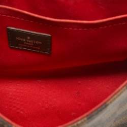 Pre Owned Louis Vuitton Damier Ebene Canvas Croisette Bag