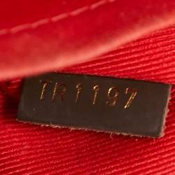 Pre Owned Louis Vuitton Damier Ebene Canvas Croisette Bag