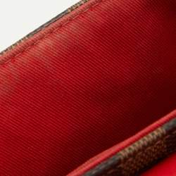 Pre Owned Louis Vuitton Damier Ebene Canvas Croisette Bag