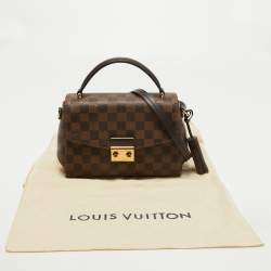 Pre Owned Louis Vuitton Damier Ebene Canvas Croisette Bag