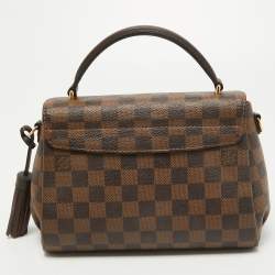 Pre Owned Louis Vuitton Damier Ebene Canvas Croisette Bag