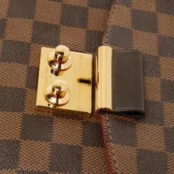 Pre Owned Louis Vuitton Damier Ebene Canvas Croisette Bag