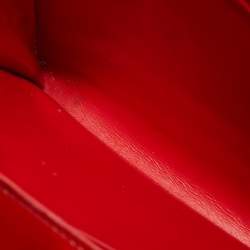 Louis Vuitton Red Monogram Vernis Sarah Wallet