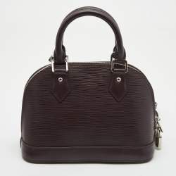 Pre Owned Louis Vuitton Quetsche Epi Leather Alma BB Bag