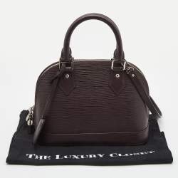 Pre Owned Louis Vuitton Quetsche Epi Leather Alma BB Bag