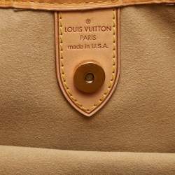 Pre Owned Louis Vuitton Monogram Canvas and Leather Galliera PM Bag