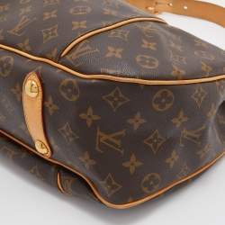 Pre Owned Louis Vuitton Monogram Canvas and Leather Galliera PM Bag