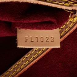 Pre Owned Louis Vuitton White/Multicolor Monogram Canvas Alma PM Bag