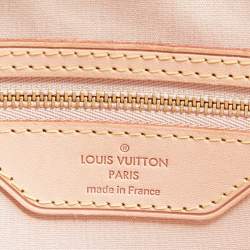 Pre Owned Louis Vuitton Rose Florentine Monogram Vernis Brea GM Bag