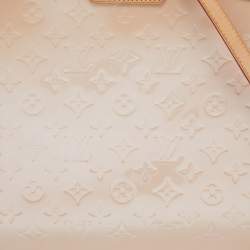 Pre Owned Louis Vuitton Rose Florentine Monogram Vernis Brea GM Bag