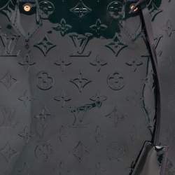 Pre Owned Louis Vuitton Vert Bronze Monogram Vernis Alma GM Bag
