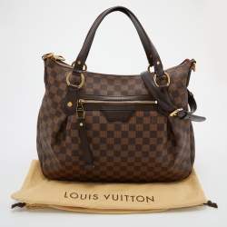 Pre Owned Louis Vuitton Damier Ebene Canvas Evora MM Bag