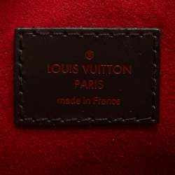 Pre Owned Louis Vuitton Damier Ebene Canvas Evora MM Bag