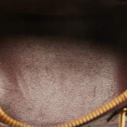 Pre Owned Louis Vuitton Burgundy Ostrich Alma BB Bag
