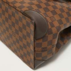 Pre Owned Louis Vuitton Damier Ebene Canvas Hampstead GM Bag