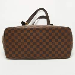 Pre Owned Louis Vuitton Damier Ebene Canvas Hampstead GM Bag