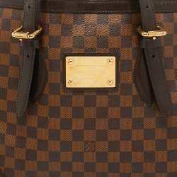 Pre Owned Louis Vuitton Damier Ebene Canvas Hampstead GM Bag